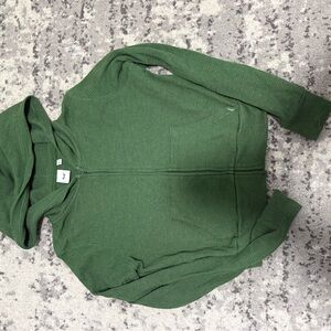 Aritzia Tna waffle Zip-Up Sweater